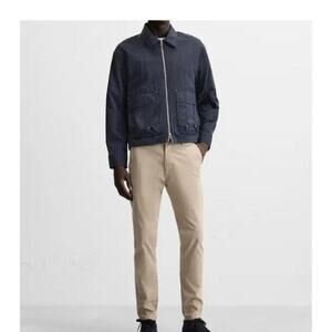Zara Man Beige Skinny Chino Pants Size 36